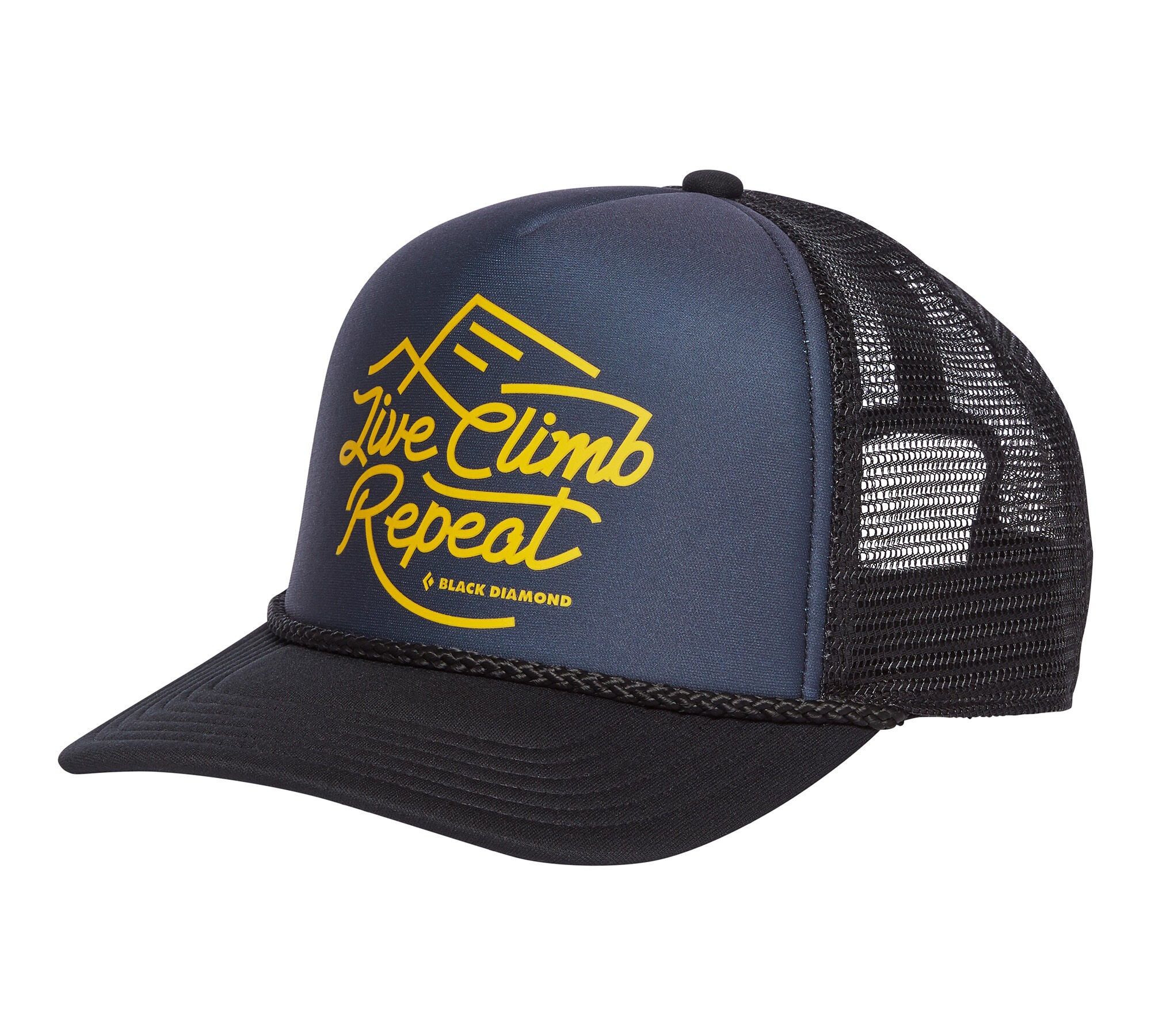 Black Diamond - Flat Bill Trucker Hat - Gorra