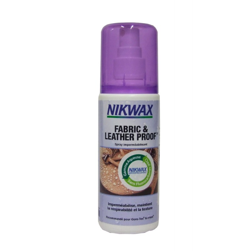 Nikwax - Spray imperméabilisant pour chaussures en tissu ou cuir - DWR treatment