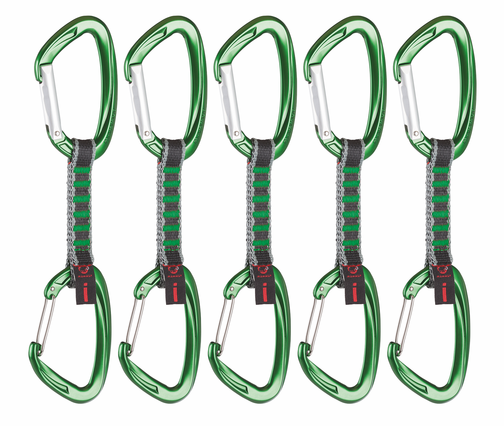 Mammut 5er Pack Crag Indicator Wire Express Sets - Quickdraw set